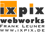 Logo ixpix webworks Frank Leuner